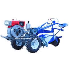 Hydraulic Fully Automatic power tiller, for Agriculture, Color : Blue, Red, White