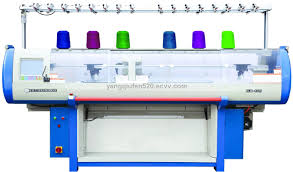 Auto Jacquard Knitting Machines, Color : Blue, Green, White, Yellow