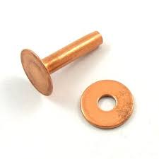Non Polished Aluminum copper rivet, for Fittngs Use, Industrial Use, Internal Locking, Length : 0-10mm