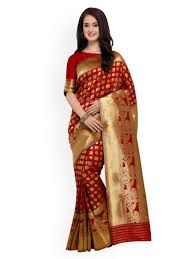 Embroidered Banarasi Saree, Technics : Attractive Pattern, Handloom