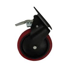 Plastic PVC Break Caster Wheel, for Chairs, Sofa, Stool, Stretcher, Tables, Wheel Type : Double