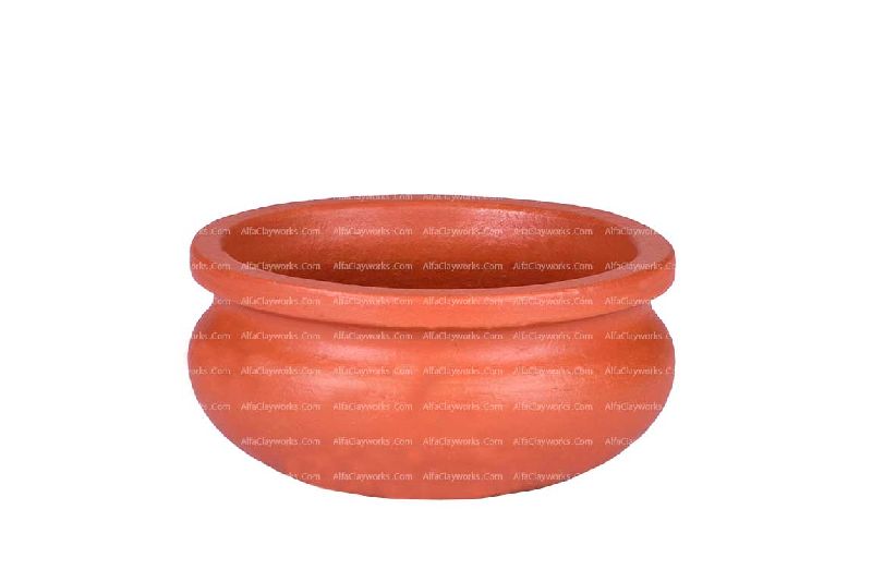 Alfa Clayworks Terracotta Pot, Pattern : Plain