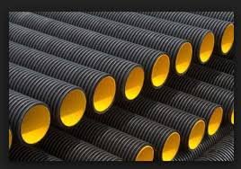 HDPE corrugated pipes, for Drainage, Water Supplying, Length : 100-200mm, 200-300mm, 300-400mm, 400-500mm