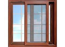 Polished wpc window, Color :  Brown, Dark-brown,  Grey, Red , Red-brown