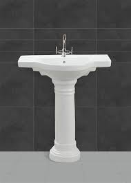Non Polished Ceramic Pedestal Wash Basin, for Home, Hotel, Restaurant, Pattern : Plain, Printed