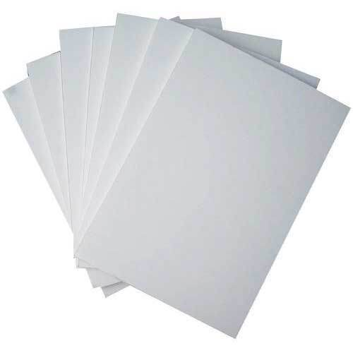 Rectangular Non Polished White Rigid PVC Board, for Advertising, Building, Furniture, Pattern : Plain