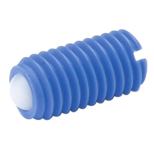 BLUE Cylindrical Polished Nylon ball plunger, for Automobile, Dies, Mould, Hardness : 40-50 HRC