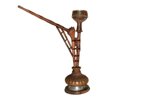 500gm Wood Coated Plain Indian Hookah, Feature : Fine Finished, Light Weight