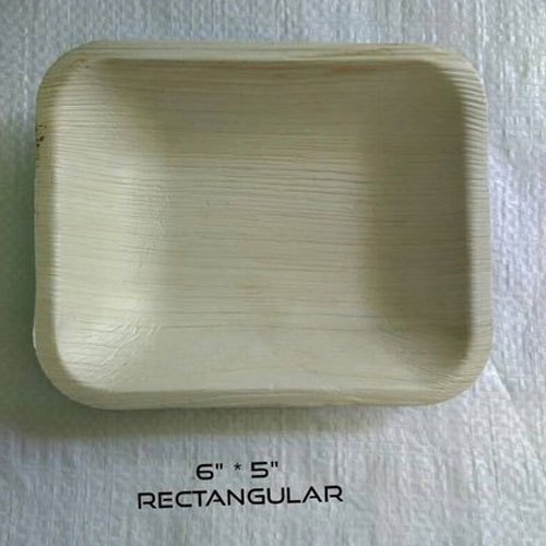 Areca Leaf Disposable Rectangular Bowl