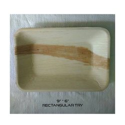 Areca Leaf Rectangular Tray