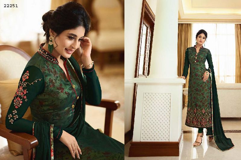 Kritika Kamra Designer Straight Suits, Occasion : Casual Wear, Daily Wear, Office Wear