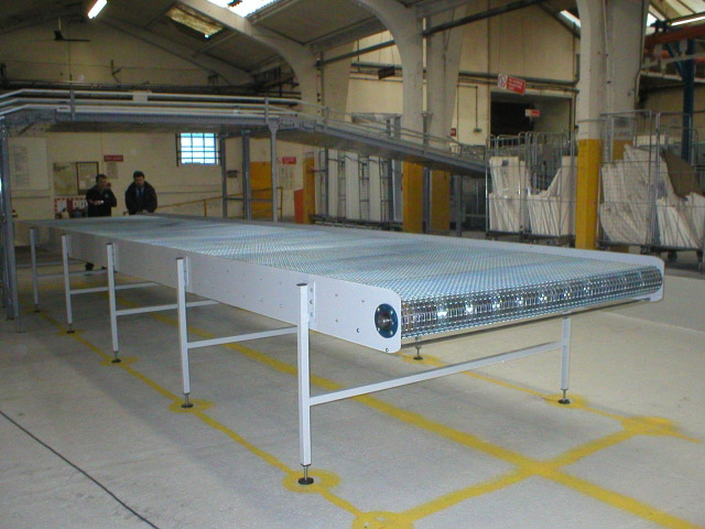 Wire Mesh Conveyor System, Color : Silver