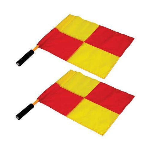Rectangular PVC Polyester Referee Linesman Flag, for Sports Use, Style : Flying
