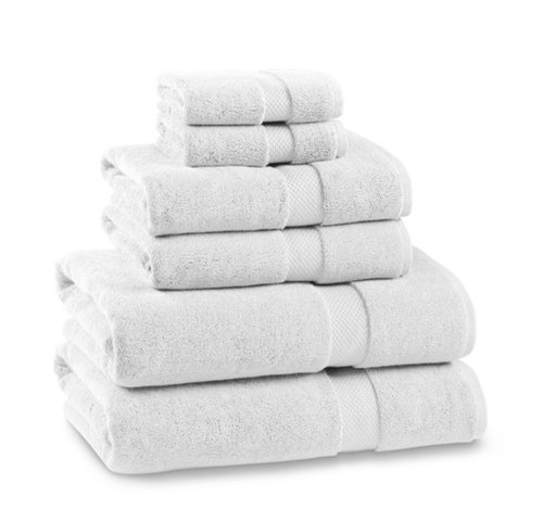 Eurospa Plain White Cotton Towels, Size : 75 X 150 Cm