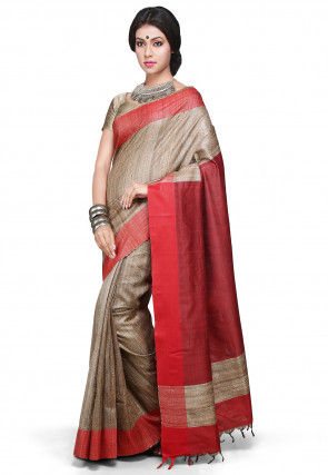 Fancy Handloom Pure Silk Saree