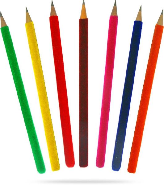 Velvet Colored Pencils, for Drawing, Length : 6-8inch