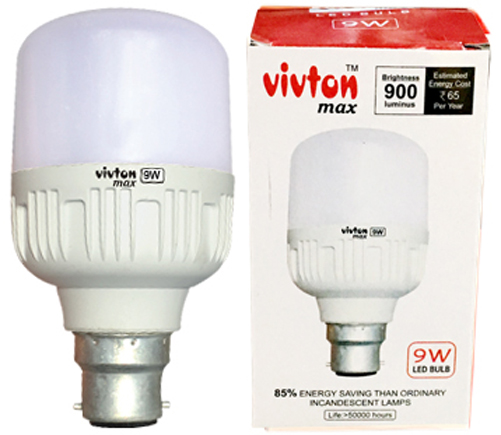 Plastic 9w led bulb, Feature : Bright Shining, Easy To Use, Energy Savings, Heat Resistant, Less Maintenance