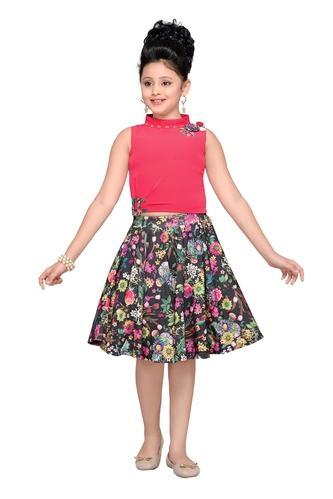 Cotton Girls Printed Skirt, Size : M, XL