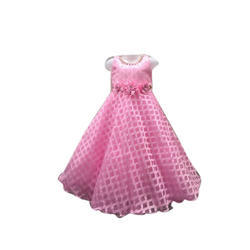 Plain Silk Girls Stylish Frock, Size : M, XL