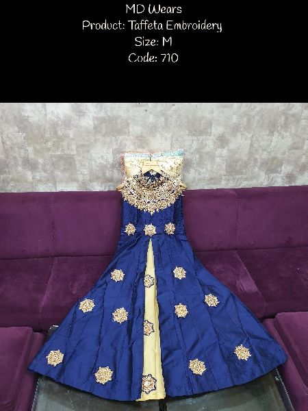 Hand Embroidery Stitched Girls Churidar Suits, Occasion : Party Wear