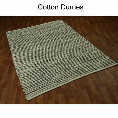 Handwoven Cotton Flatweave Rug
