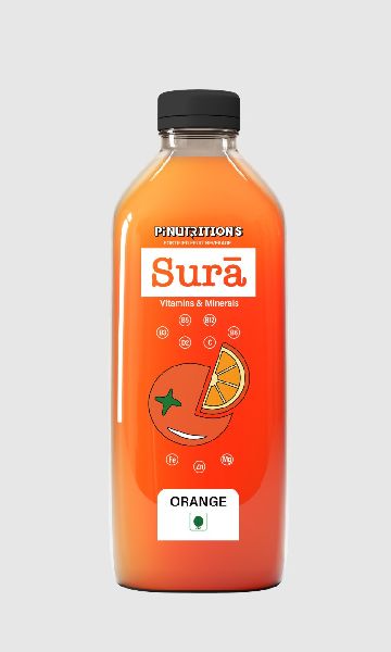 Sura Orange Energy Drink, Packaging Type : Plastic Bottle