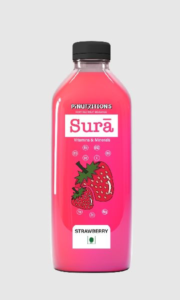 Sura Strawberry Energy Drink, Packaging Type : Plastic Bottle