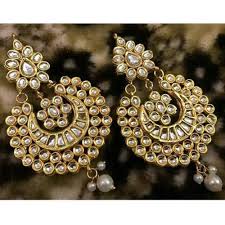 Gold Kundan Earring, Style : Antique, Modern