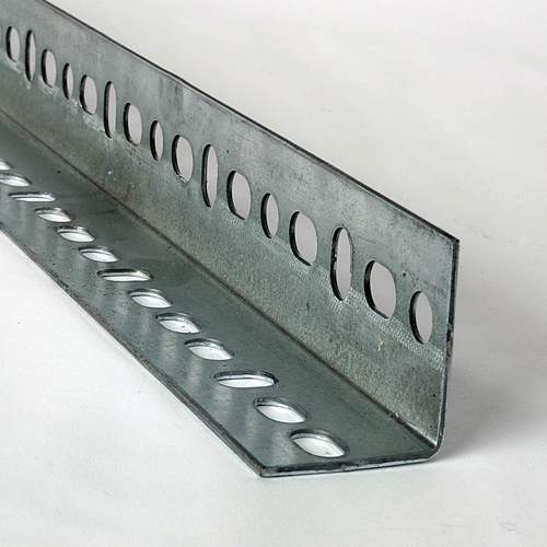 Non Polished steel slotted angle, for Construction, Industrial Use, Making Rack, Style : Antique, Modern