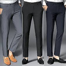 Mens Trousers, Pattern : Plain, Occasion : Formal Wear at Best Price in ...
