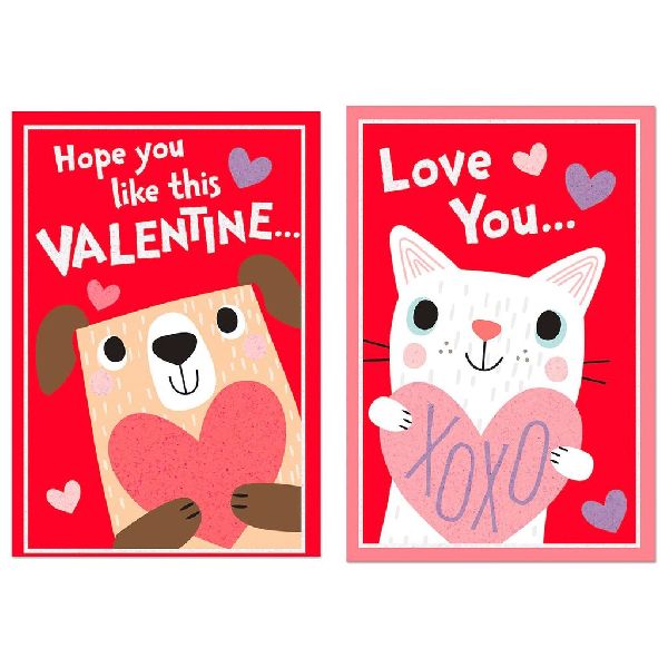 Embroidery Papper valentines day cards, Shape : Heart, Rectangular, Round, Square