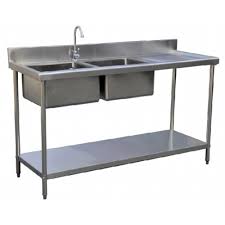 Double Sink Table