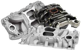Non Polished Aluminium intake manifolds, for Automobiles, Color : Black, Silver