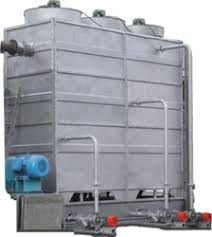 FRP Electric Automatic Closed Circuit Cooling Tower, for Air Compressors, Plastic Molding Machines