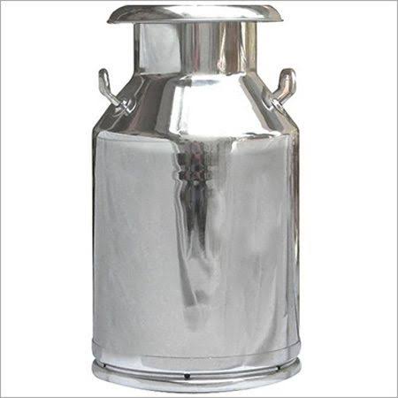 Polished Plain Stainless Steel Milk Cans, Feature : Fine Finishing