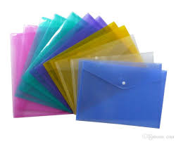 HDPE Plastic File Folders, for Keeping Documents, Size : A/3, A/4, A/5