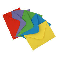 Colored paper envelopes, for Courier Use, Gifting Use, Parcel Use, Technics : Handmade, Machine Made