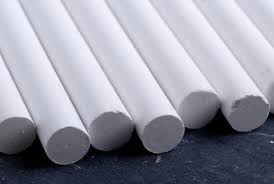 Gypsum Powder dustless white chalk, for Household, Painting, School, Writing, Length : 10cm, 5cm