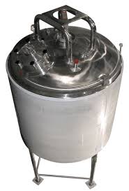 Chemical Coated Aluminium Mixing Vessel, Capacity : 1000-2000ltr