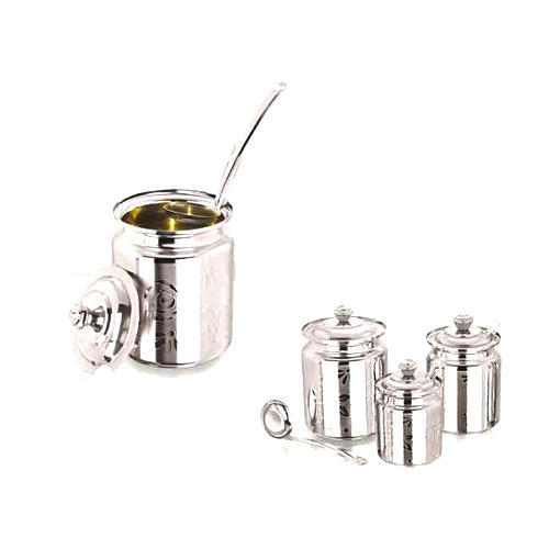Non Coated Stainless Steel Oil Pot, Feature : Corrosion Proof, Durability, High Strength, Keeps Food Hot
