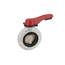 1000 Kpa Carbon Steeel pp butterfly valve, Color : Blue, Red, Sky Blue, White