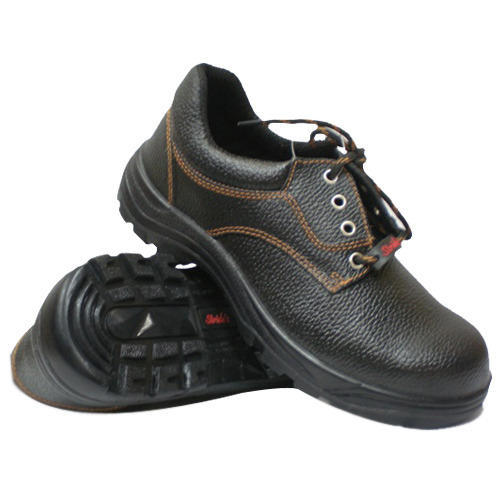 Leather safety shoes, for Constructional, Industrial Pupose, Size : 10, 11, 12, 5, 6, 7, 8, 9
