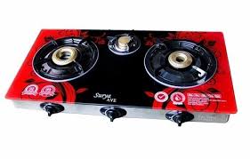 Glass Top Gas Stove, for Cooking, Feature : Best Quality, Corrosion Proof, High Efficiency, Light Weight