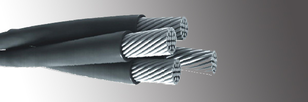 Aerial Bunched Cable, for Home, Outer Material : Rubber