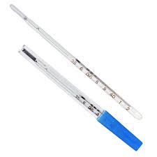Analog Glass Thermometer, for Temperature Measuring, Length : 10-15cm