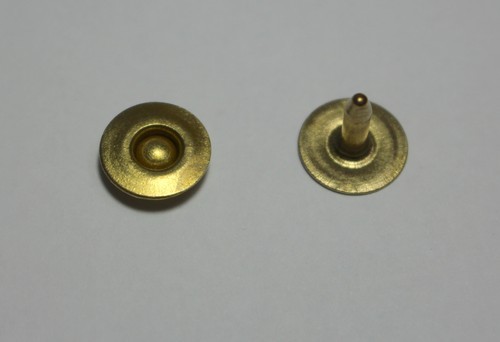 Non Polished Brass Jeans Rivets, Feature : Fine Finishing, Hard Structure, Heat Resisrtance, Light Weight
