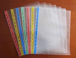 Rectangular LDPE File Covers, for Office, School, Size : Standard