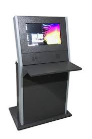 Electric Semi Automatic Advertising Kiosk, For Bank, Industry, Mall, Voltage : 220V