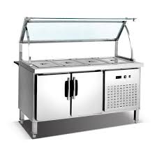 Non Polished Stainless Steel Cold Bain Marie, for Canteen, Hotel, Restaurants, Voltage : 110V, 220V