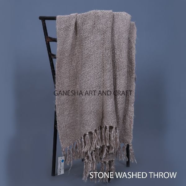  COTTON THROW BLANKET, Size : 130x160 cm